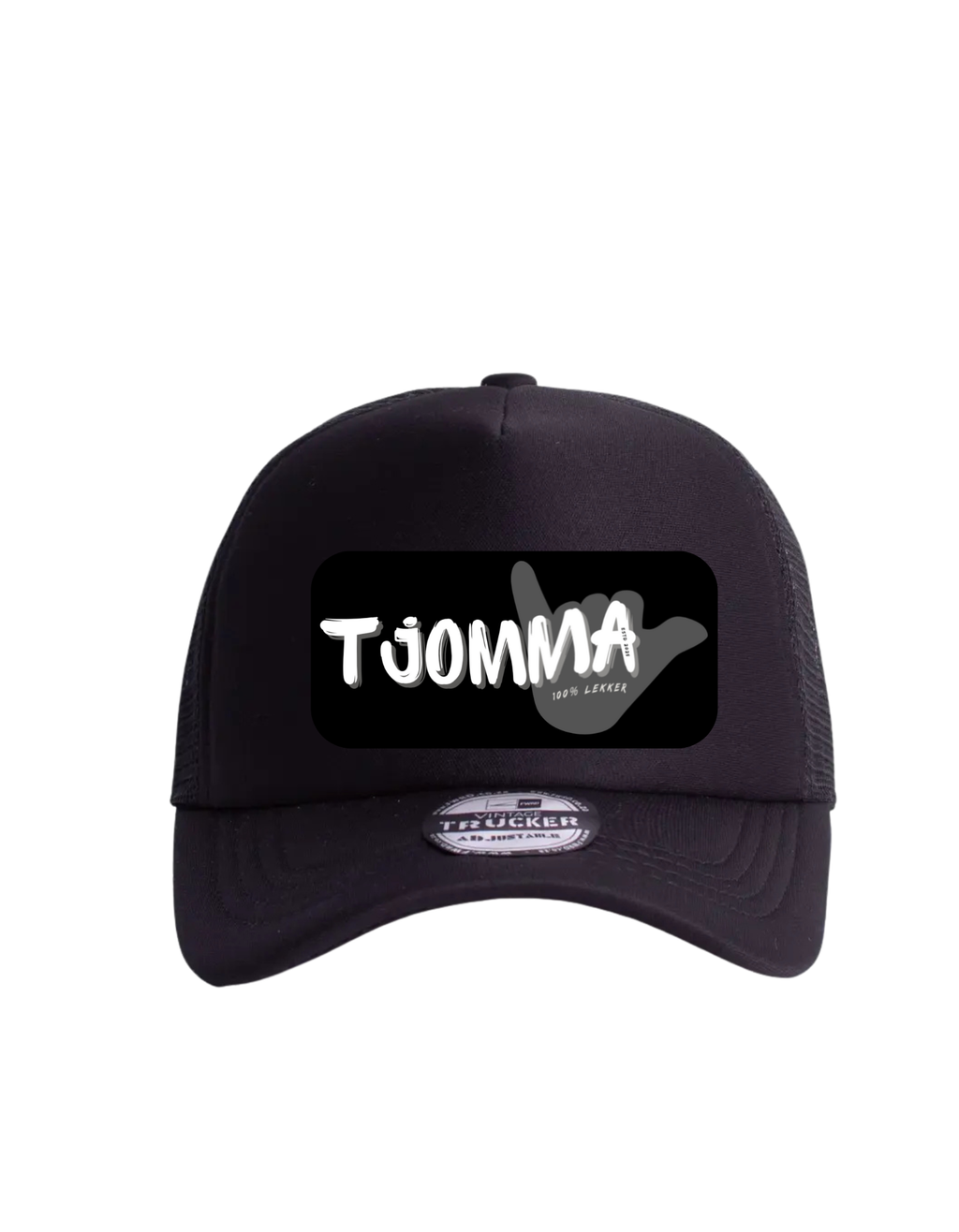 TJOMMA Vintage Trucker Cap (Black)