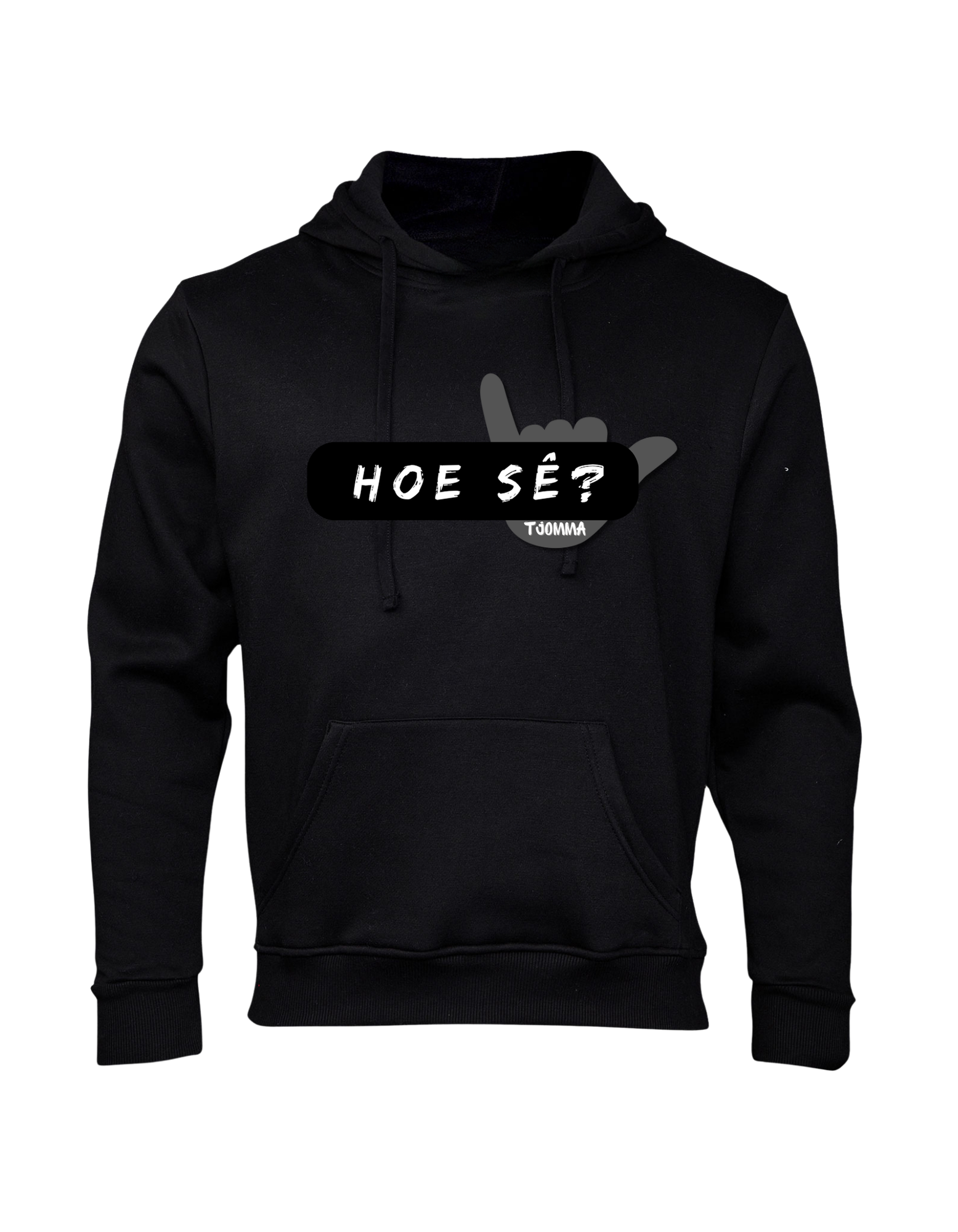 'HOE Sê?' Mens Hoedie