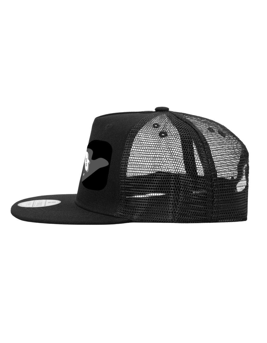 TJOMMA A-Frame Trucker Cap (Black)