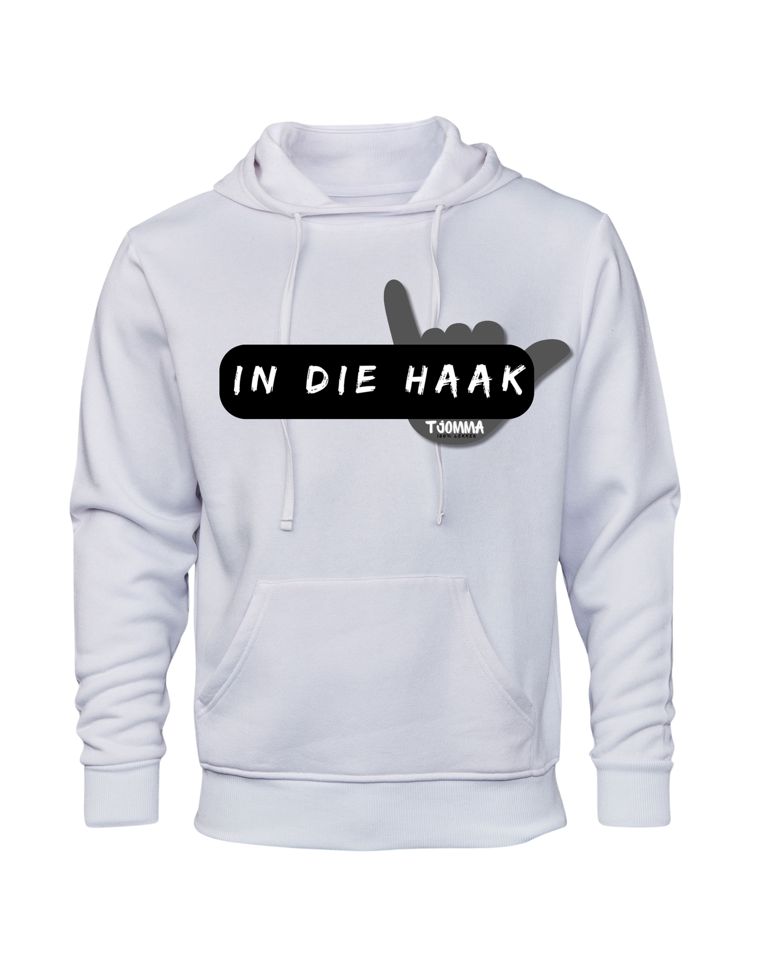 'IN DIE HAAK' Mens Hoodie