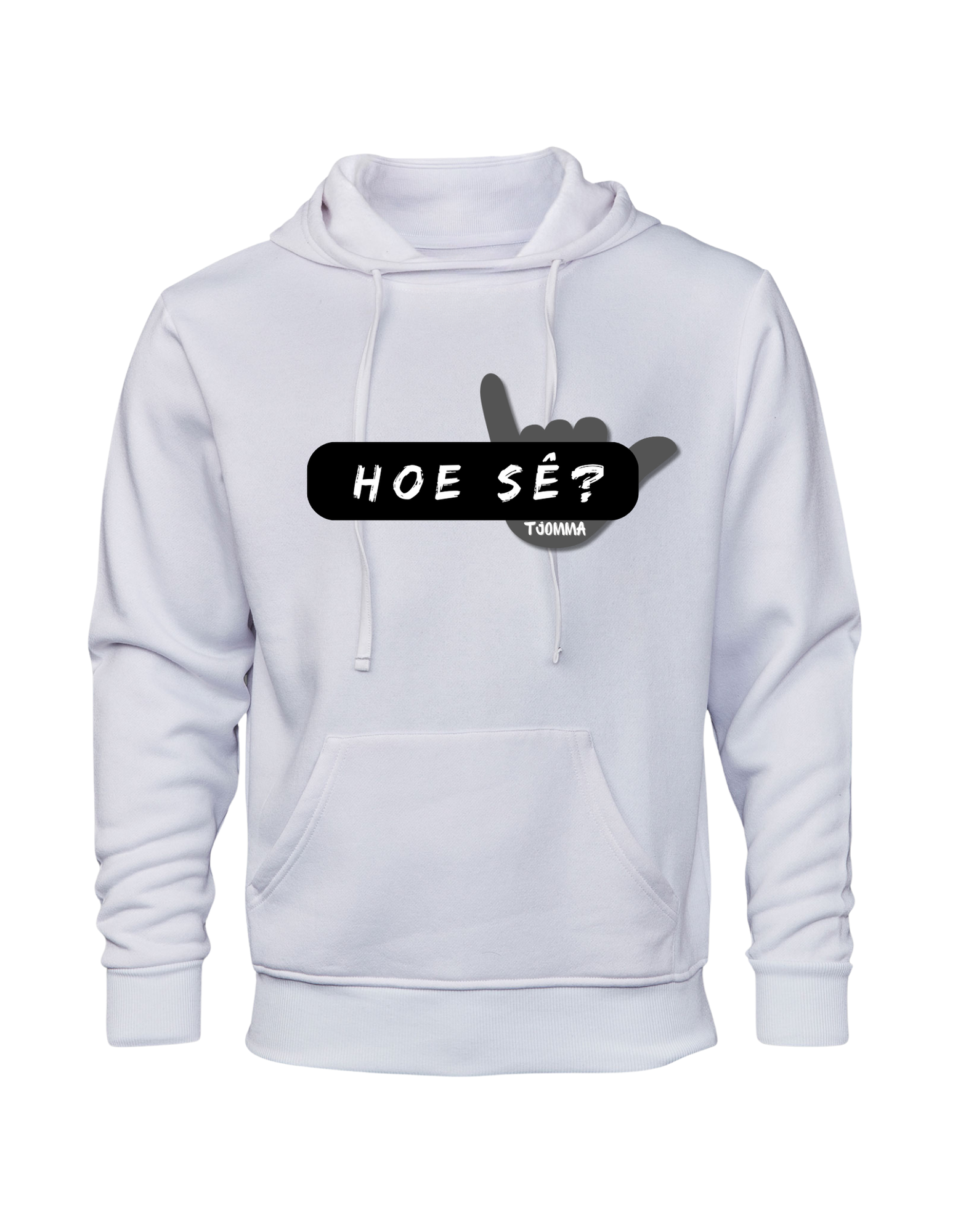 'HOE Sê?' Mens Hoedie