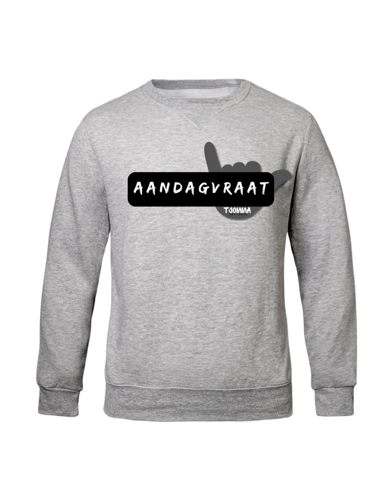'AANDAGVRAAT' Boys Crew Neck Sweater