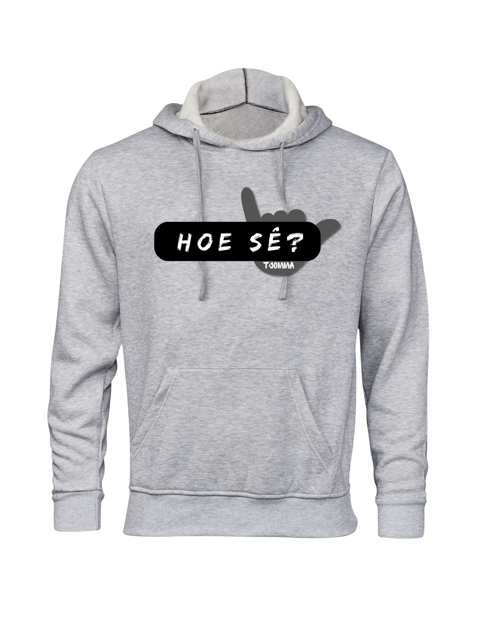 'HOE Sê?' Mens Hoedie