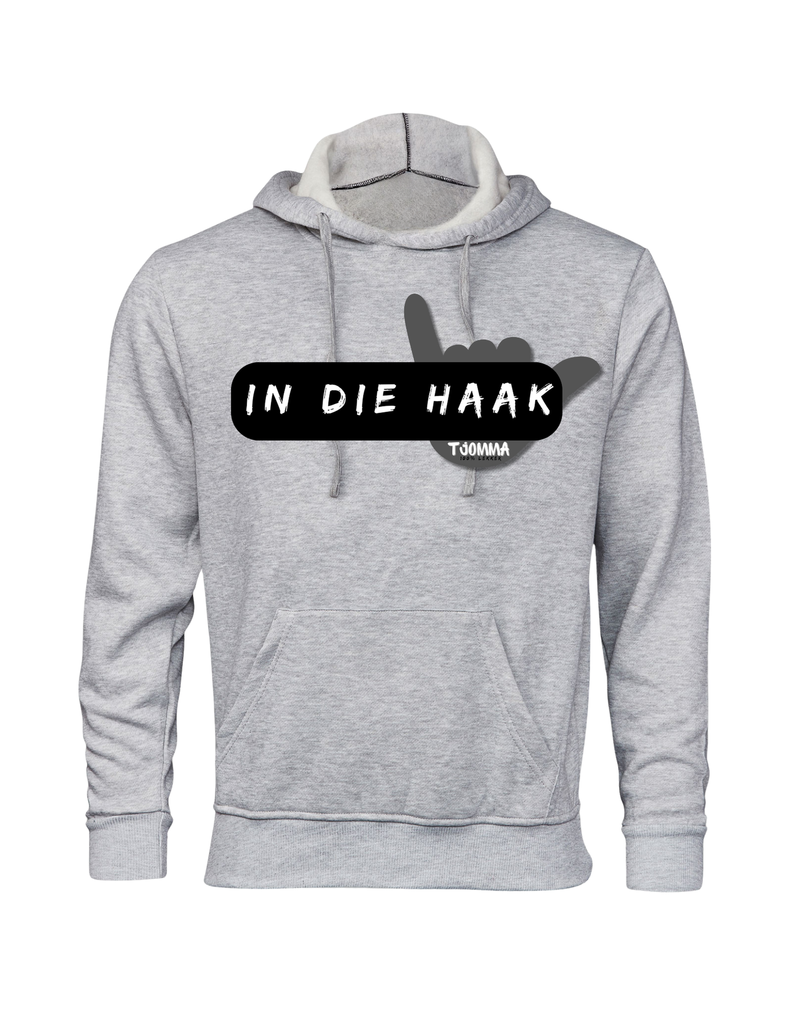 'IN DIE HAAK' Mens Hoodie