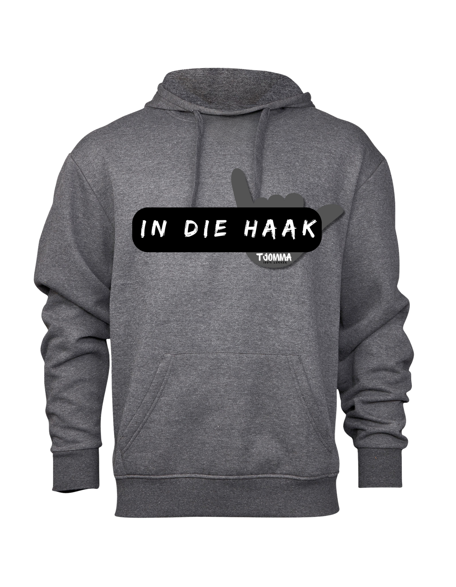 'IN DIE HAAK' Mens Hoodie