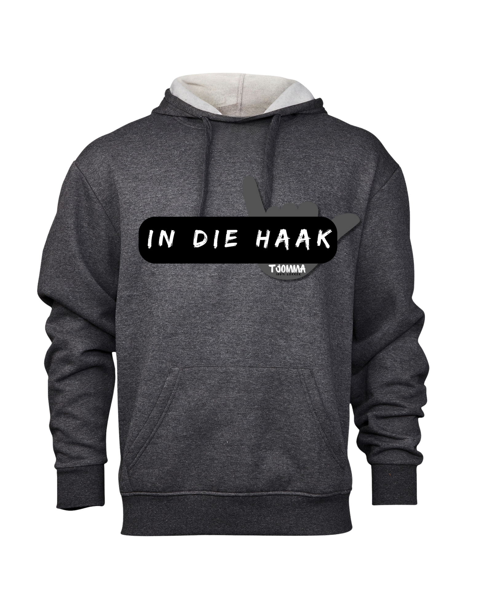 'IN DIE HAAK' Mens Hoodie