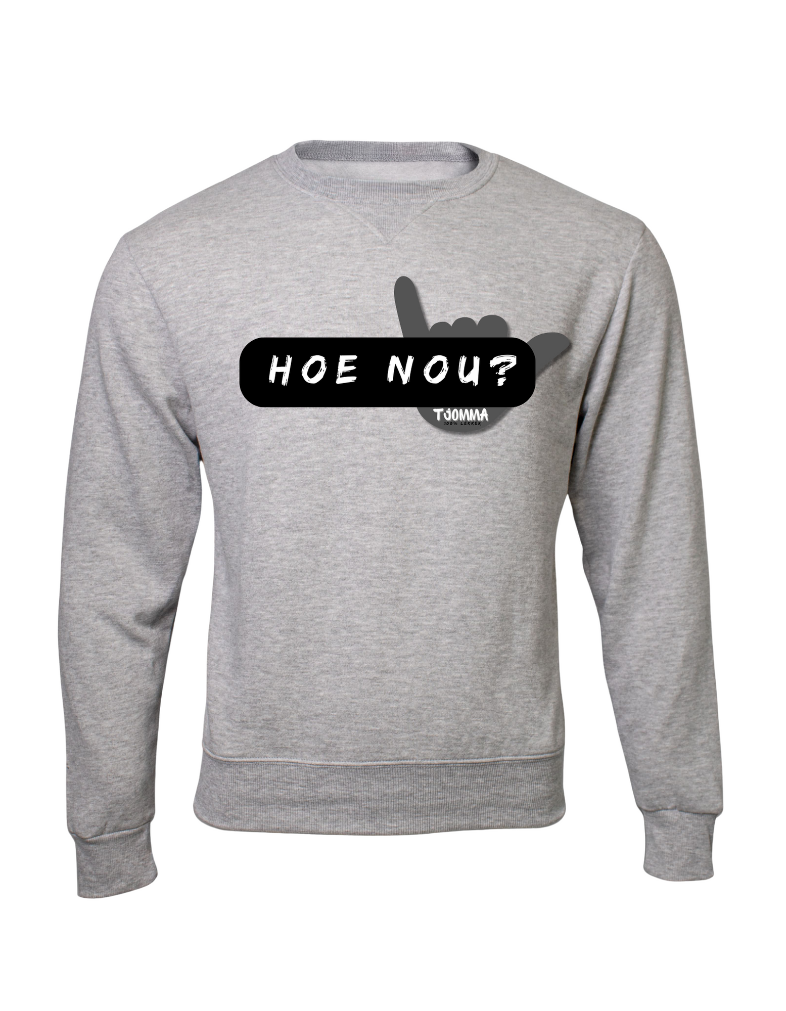 'HOE NOU?' Mens Crew Neck Sweater