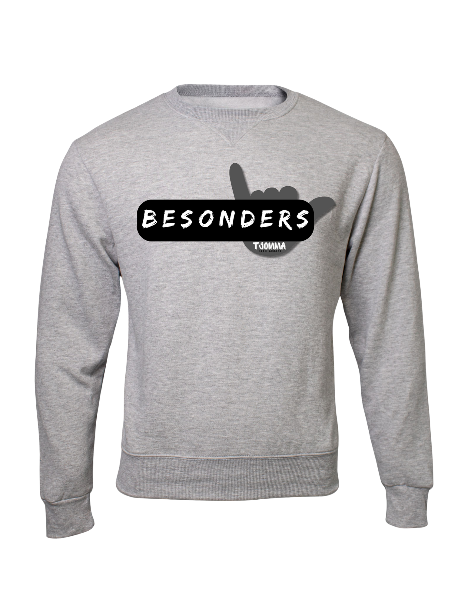 'BESONDERS' Mens Crew Neck Sweater